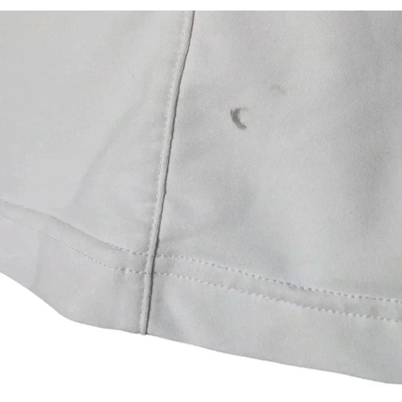 Magnolia Lane Tech Masters White Gray 1/4 Zip Pullover Sz Small Golf Activewear - Picture 6 of 8